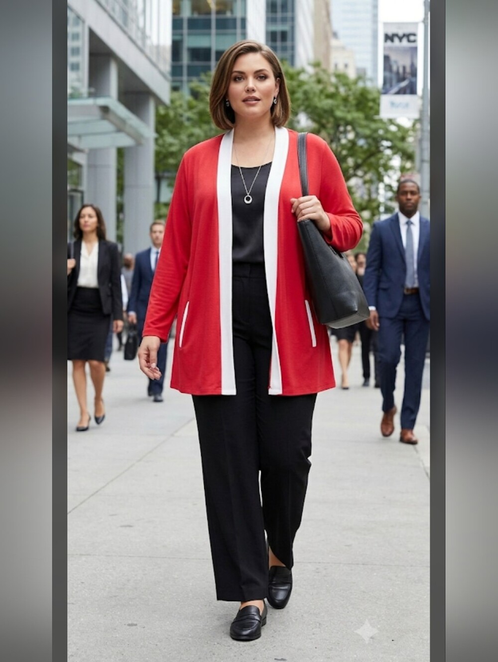 Susan Graver Liquid Knit Cardigan Sweater 2X Minimalist Professional #8100